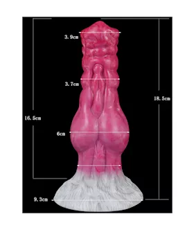 Wild Vicious Canine Knotted Fantasy Dildo