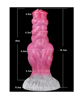 Wild Disobedient Canine Knotted Fantasy Dildo