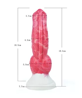 Wild Territorial Hellhound Knotted Fantasy Dildo