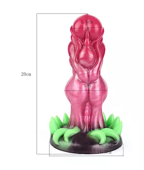 Wild Infernal Demon Knotted Fantasy Dildo
