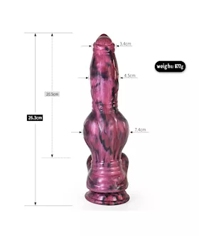 Wild Banded Coyote Fantasy Dildo