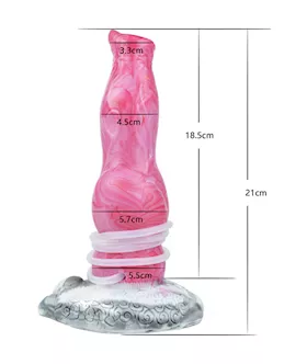 Wild Hypnotic Jellyfish Knotted Squirting Fantasy Dildo