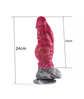 Wild Bulging Incubus Squirting Fantasy Dildo