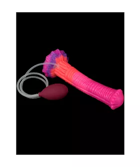 Wild Colossal Ent Glow In The Dark Squirting Fantasy Dildo
