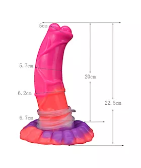 Wild Uncontrollable Steed Glow In The Dark Squirting Fantasy Dildo