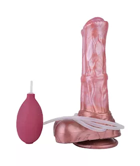 Wild Magnificent Stallion Squirting Fantasy Dildo With Balls
