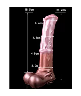 Wild Magnificent Stallion Squirting Fantasy Dildo With Balls