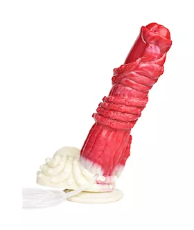 Wild Greedy Octopus Squirting Fantasy Dildo With Balls