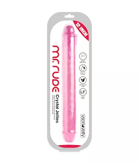 Mr Rude Crystal Jellies Double Ended Dildo