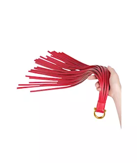 Draping Tassel Leather Flogger