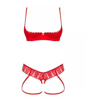 Obsessive Ingridia Bikini Crotchless Set