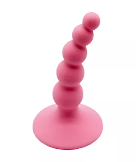 Suction Cup Beaded Anal Plug