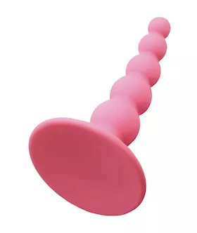 Suction Cup Beaded Anal Plug