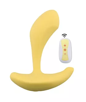 Remote Controlled Banana Boat Vibrating Anal Plug