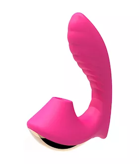 Slimline Bumpy Lover Suction Vibrator