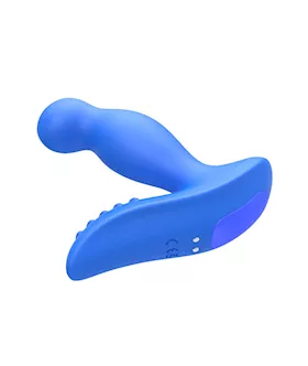 Seamless Brawny Bulb Remote Controlled Vibrating Prostate Massager