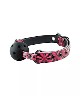Shush Pyramid Pattern Ball Gag