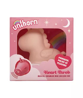 Unihorn Heart Throb Pulsing Clitoral Vibrator