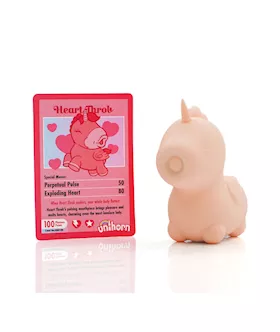 Unihorn Heart Throb Pulsing Clitoral Vibrator
