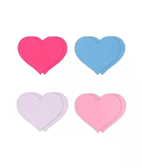 Pretty Pasties Heart II Assorted 4 Pair