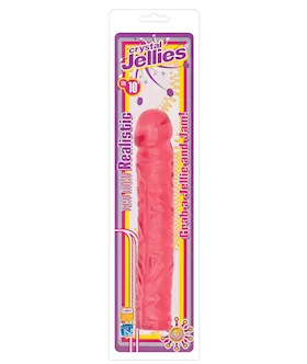 Crystal Jellies 10" Classic Dildo - Pink