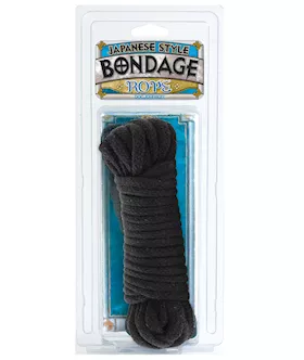 Japanese Style Bondage Cotton Rope - Black