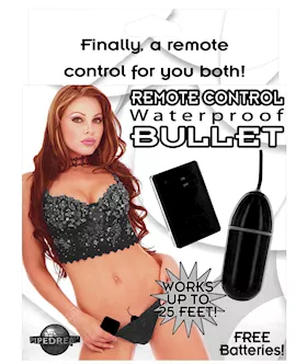 Remote Control Bullet Waterproof - Black