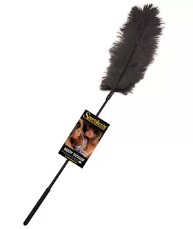 Sportsheets Body Tickler Ostrich Feather - Black