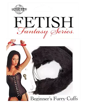 Fetish Fantasy Series Beginners Furry Cuffs - Black