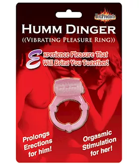 Humm Dinger Vibrating Cockring - Magenta