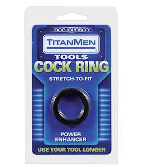 Titanmen Tools Cock Ring - Black