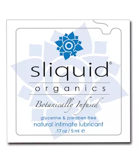 Sliquid Organics Natural Intimate Lubricant - .17 Oz Pillow