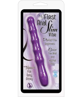 My 1st Anal Slim Vibe - Purple