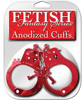 Fetish Fantasy Series Anodized Cuffs - Red