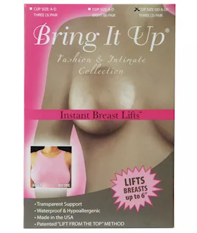 Bring It Up Plus Size Breast Lifts - Dd Cup & Larger Pack Of 3