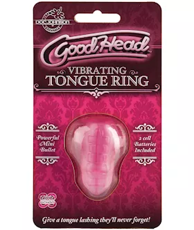 Goodhead Vibrating Tongue Ring - Pink