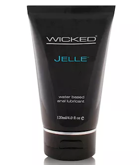 Wicked Sensual Care Jelle Water Based Anal Lubricant - 4 Oz Fragrance Free