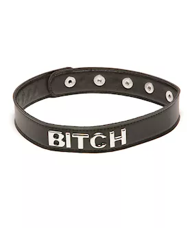 Xplay Talk Dirty To Me Collar - Bitch