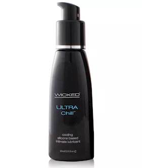 Wicked Sensual Care Ultra Chill Cooling Sensation Silicone Based Lubricant - 2 Oz