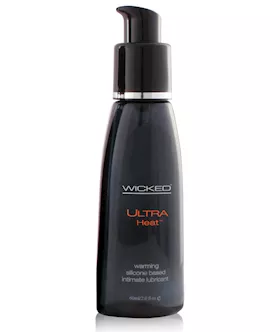 Wicked Sensual Care Ultra Heat Warming Sensation Silicone Based Lubricant - 2 Oz