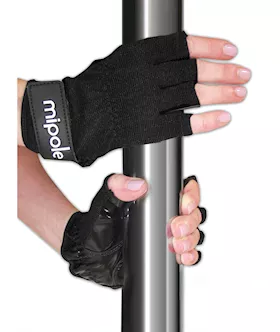 Mipole Dance Pole Gloves (Pair) Small - Black