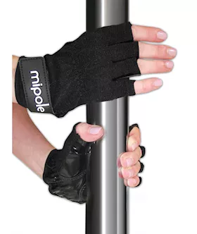 Mipole Dance Pole Gloves (Pair) Medium - Black