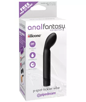 Anal Fantasy Collection P Spot Tickler Vibe - Black