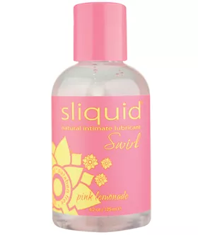 Sliquid Naturals Swirl Lubricant - 4.2 Oz  Pink Lemonade