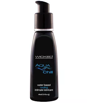 Wicked Sensual Care Aqua Chill Water Based Cooling Lubricant - 2 Oz