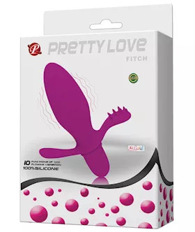 Pretty Love Fitch Anal Vibrator - Fuchsia