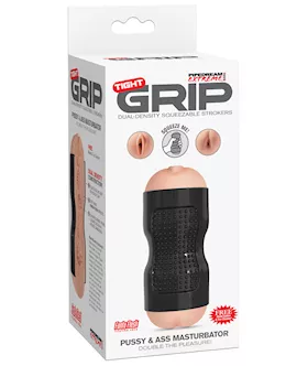 Pdx Extreme Tight Grip Dual Density Squeezable Strokers - Pussy & Ass