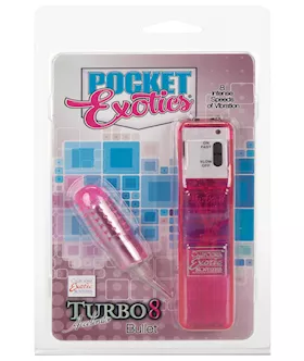 Pocket Exotics Turbo 8 Accelerator Single Bullet - Pink