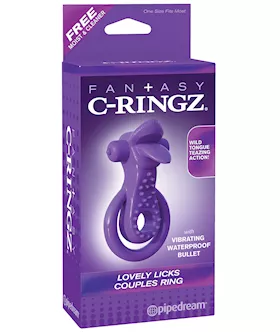 Fantasy C-ringz Lovely Licks Couples Ring  - Purple