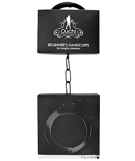 Shots Ouch Beginner Handcuffs - Black